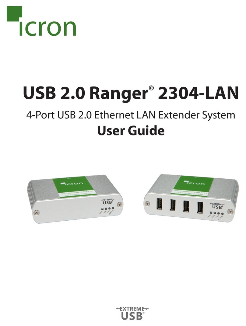 Icron USB 2.0 Ranger 2304-LAN User manual