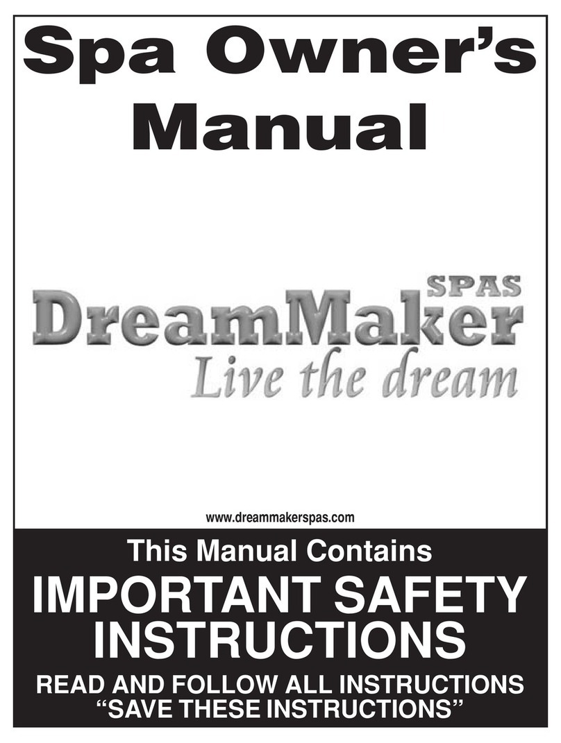 Dreammaker Spas Spa owner's manual