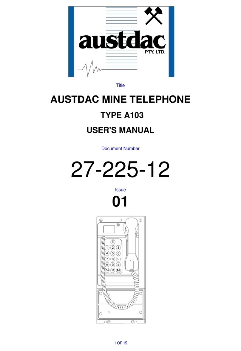 Austdac A103 user manual