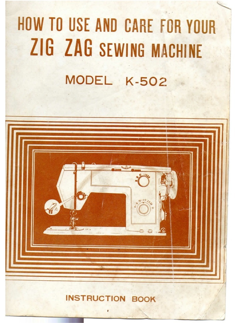 Zig Zag K-502 instruction manual