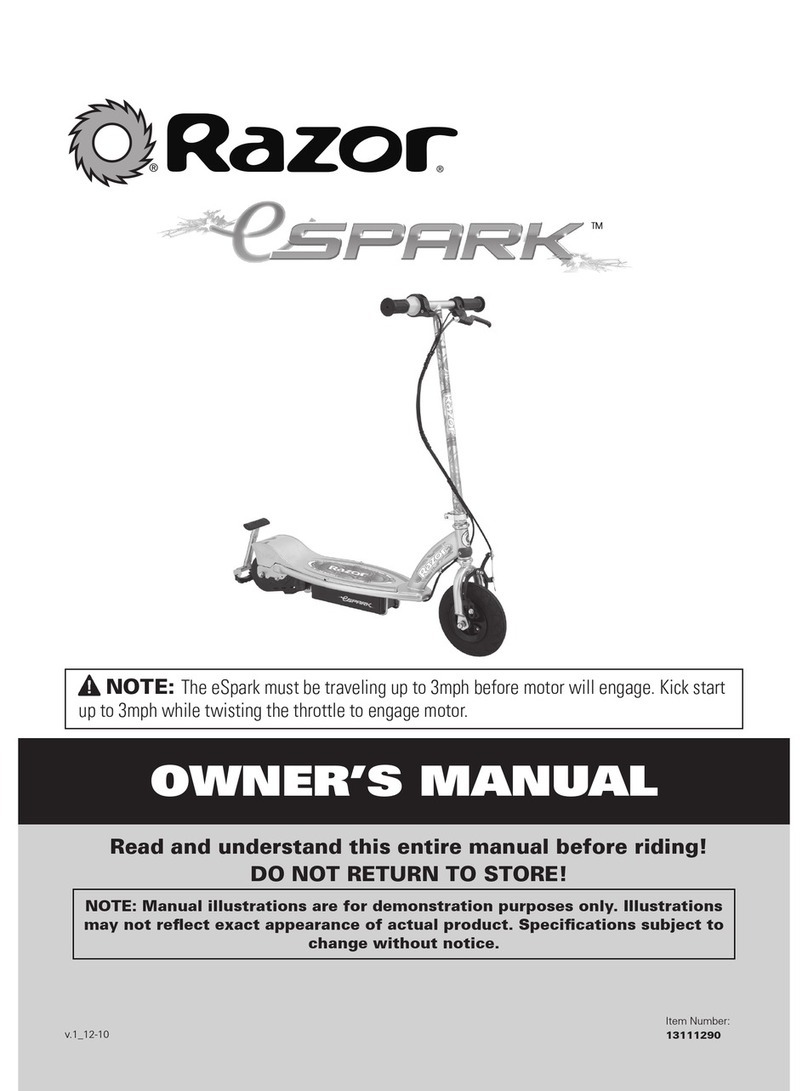 Razor eSpark User manual
