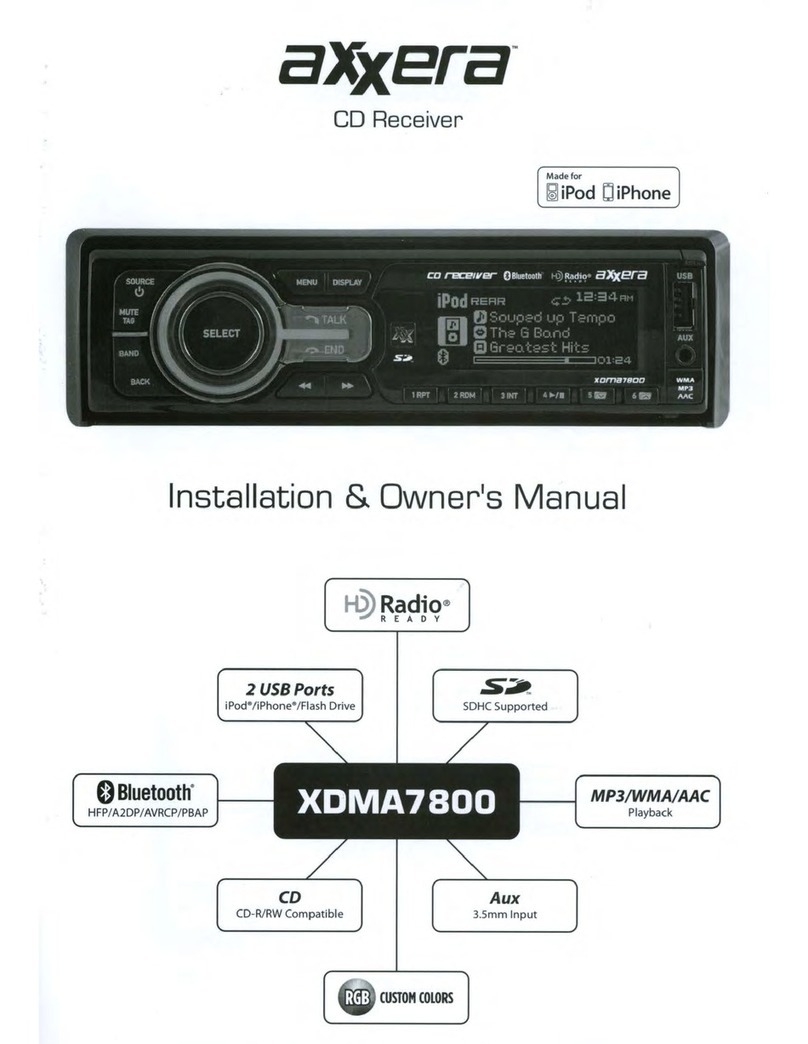 Axxera XDMA7800 Operating instructions