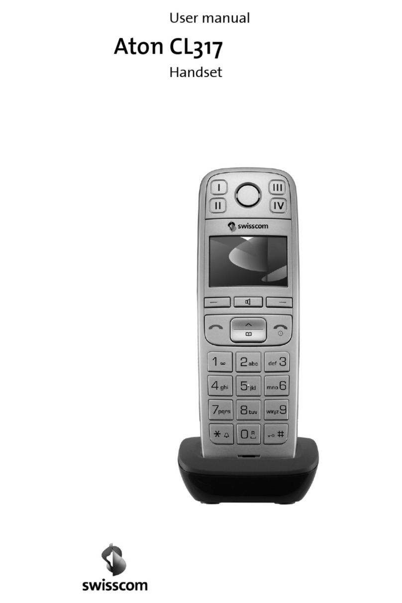 Swisscom Aton CL317 user manual