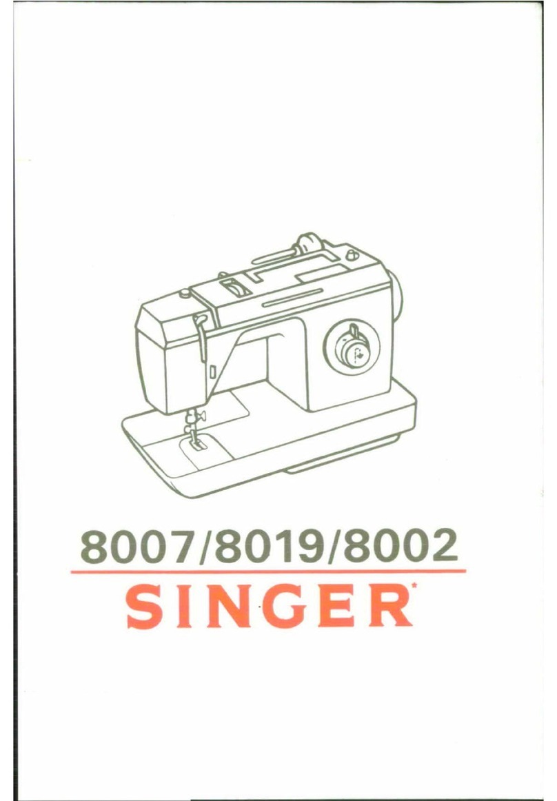 Singer 8007; 8019; 8002 Instruction book