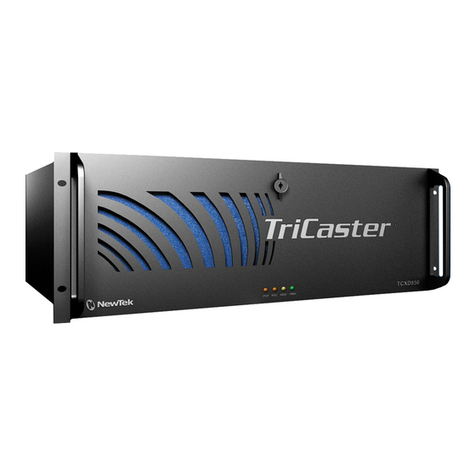 NewTek Tricaster TCXD850 user guide
