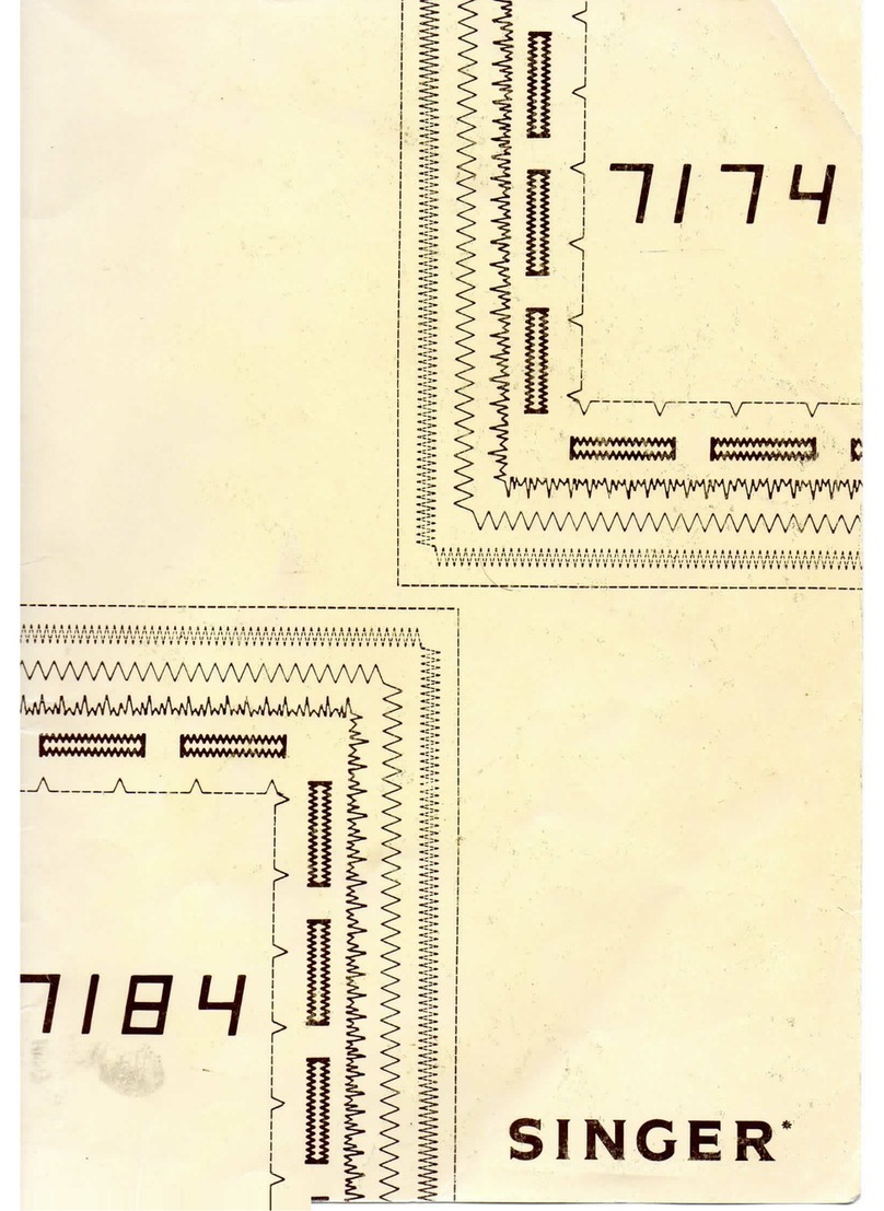 Singer 7174; 7184 Instruction book