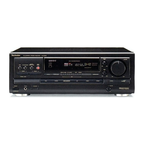 Technics SA-EX510; SA-EX410; SA-EX310 User manual
