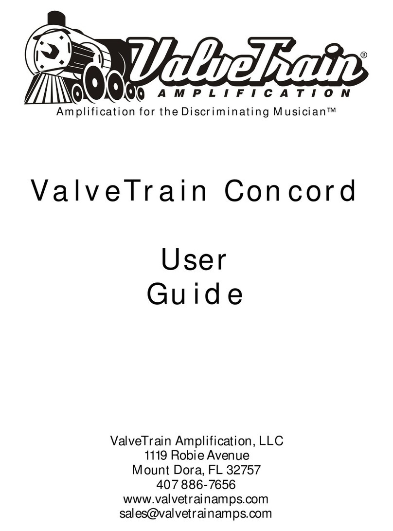 ValveTrain Amplification Concord user guide