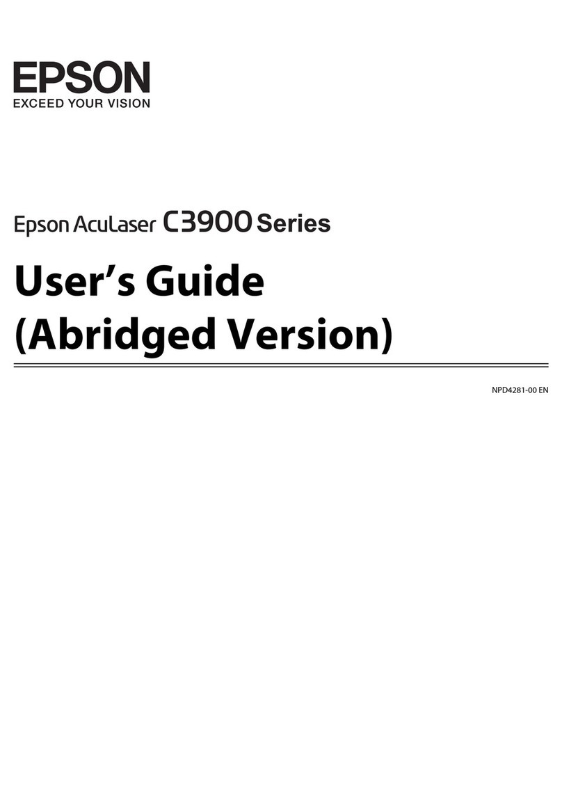 Epson C3900 Series User manual