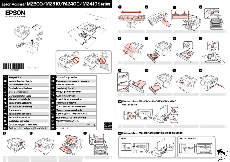 Epson Aculaser M2300 Series User manual