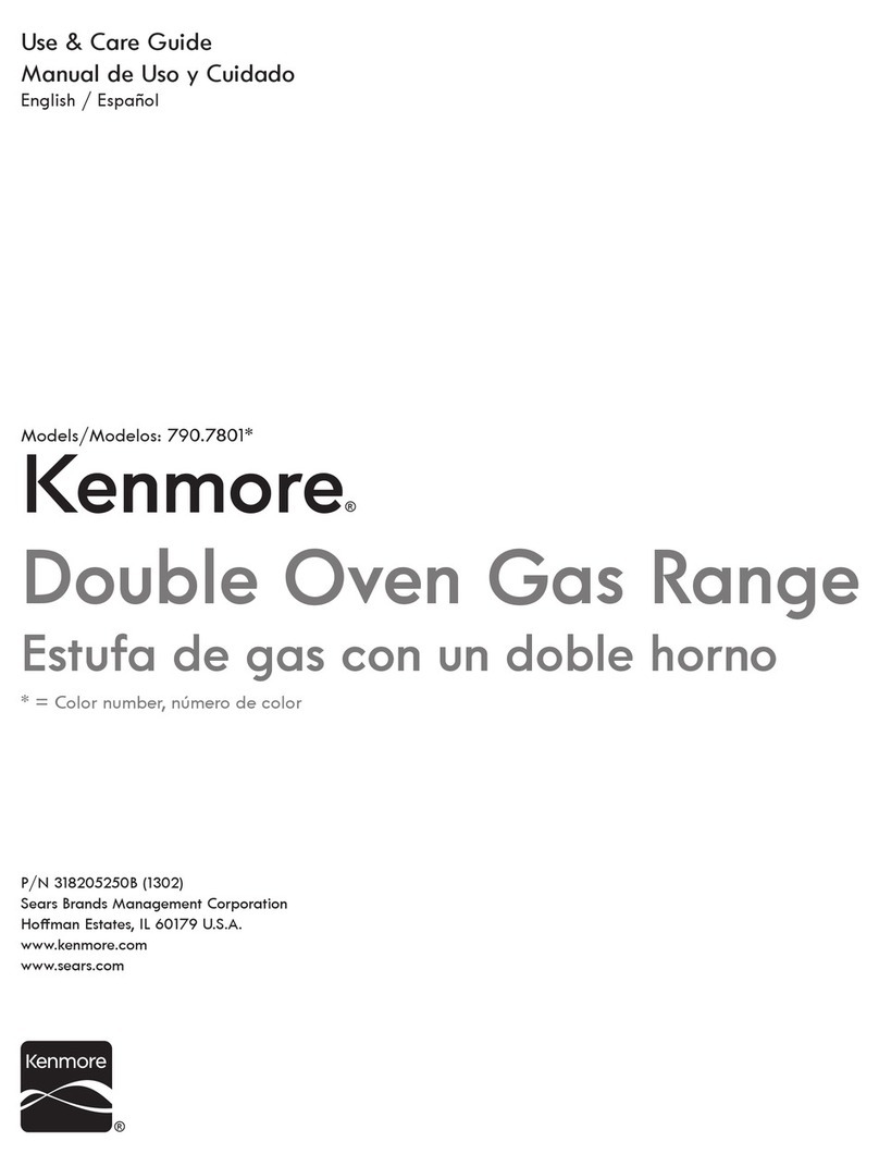 Kenmore 790.7801 Series User manual