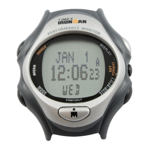 Timex Performance Watch User manual