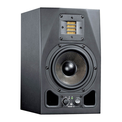 Adam A5X User manual
