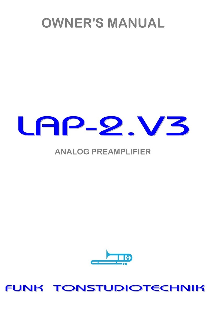 Funk Tonstudiotechnik LAP-2.V3 owner's manual