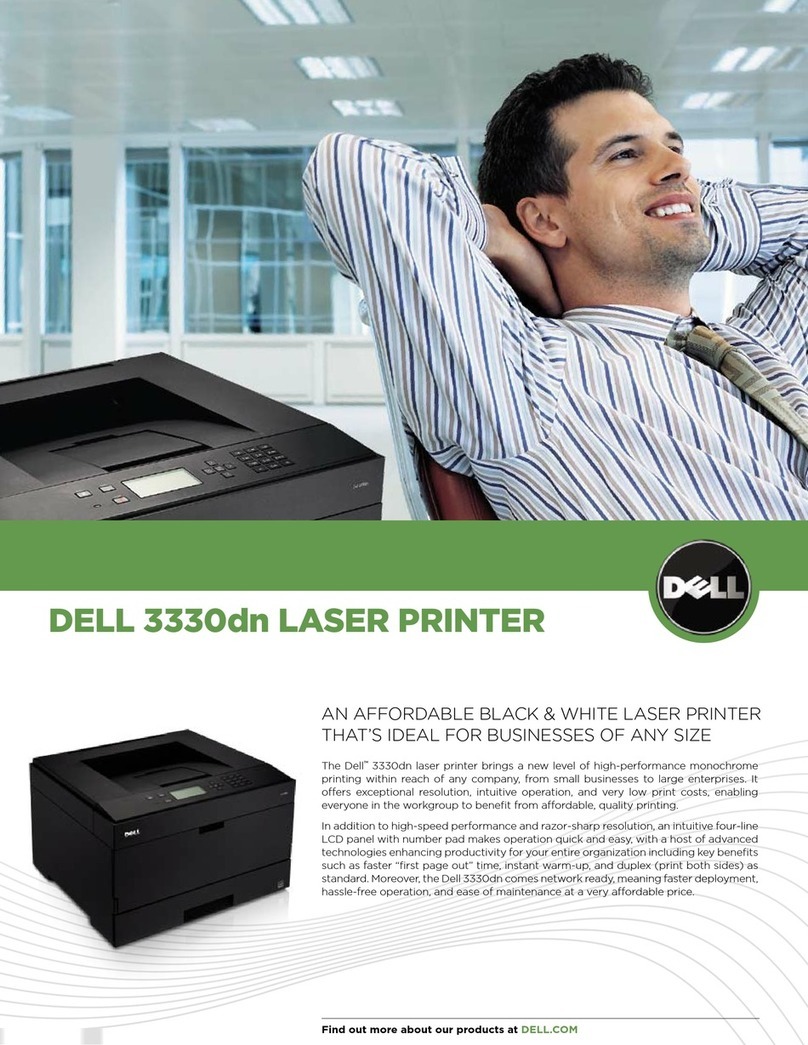 Dell 3330dn - Laser Printer B/W User manual