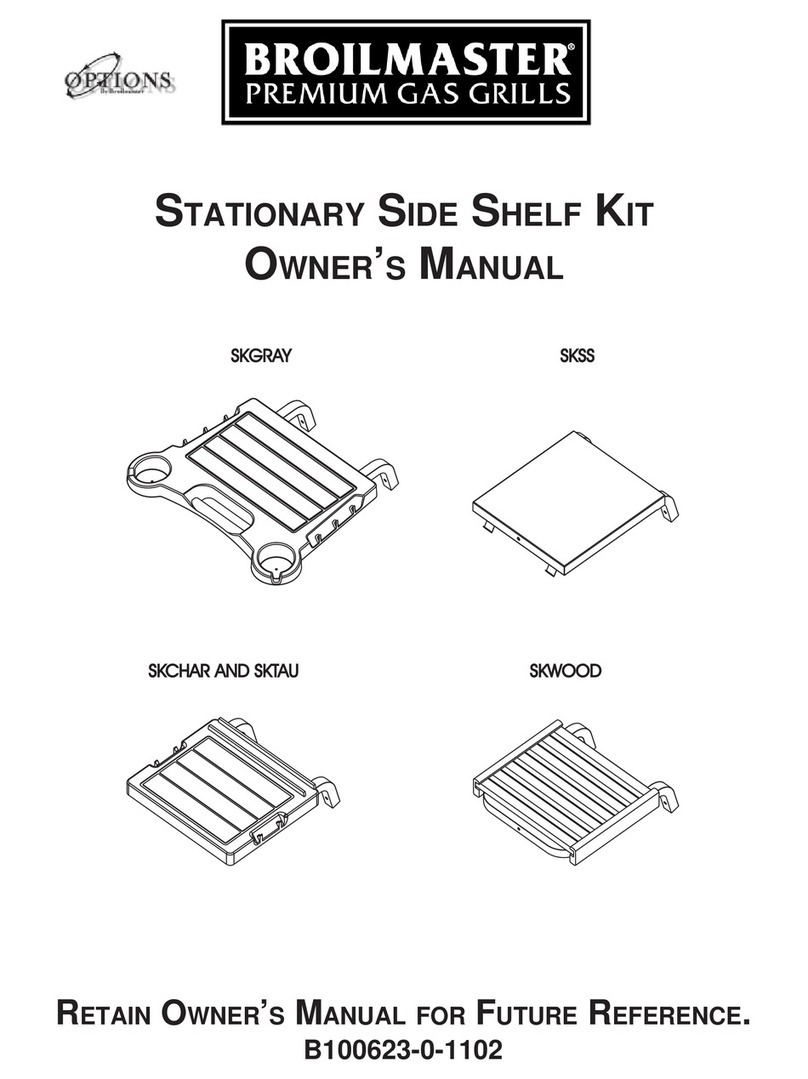 Broil King SKCHAR owner's manual