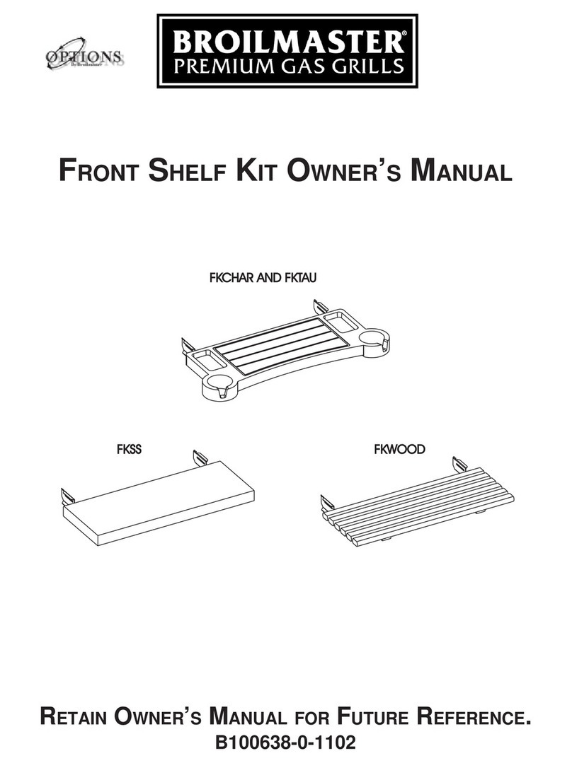 Broil King FKCHAR User manual