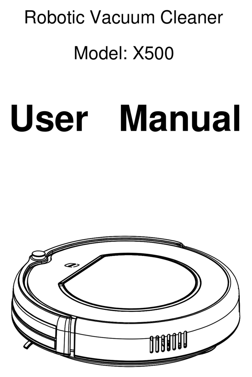 Robotic Vacuum Cleaner X500 user manual