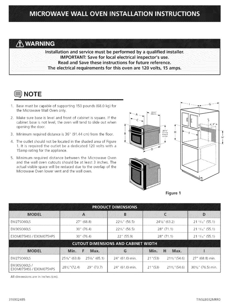 Electrolux EW30SO60LSA User manual