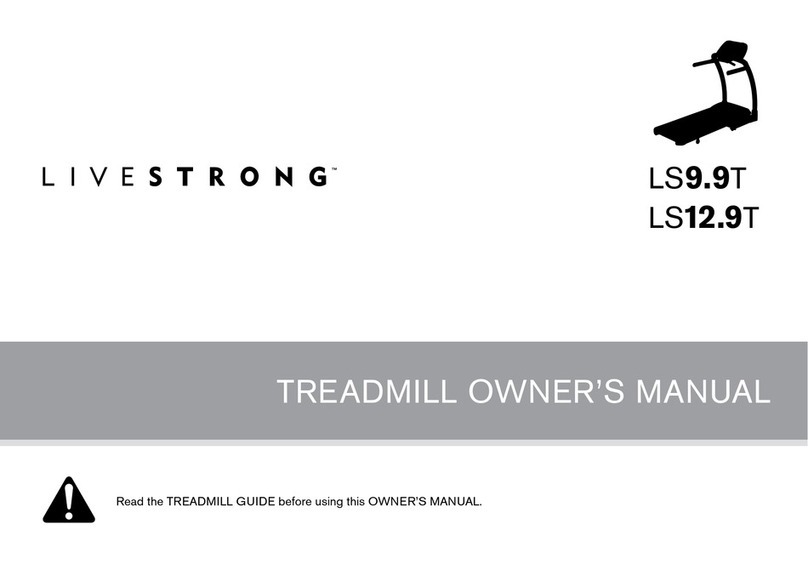 Livestrong LS9.9T User manual