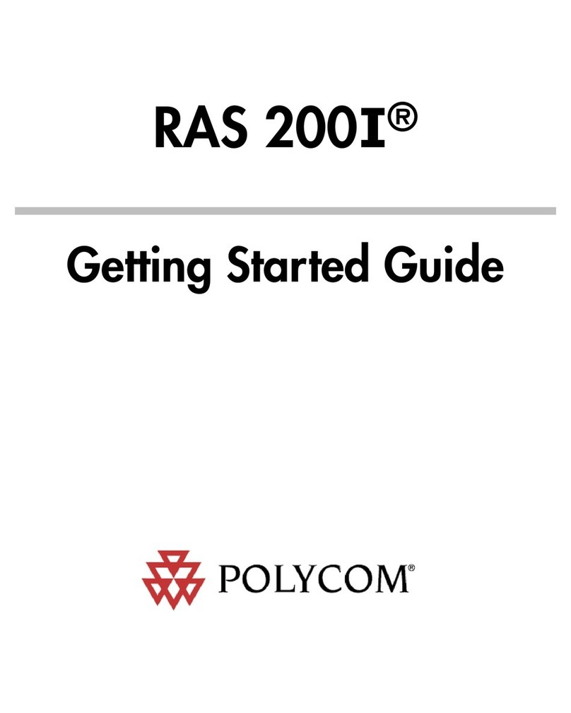 Polycom RAS 200I User manual