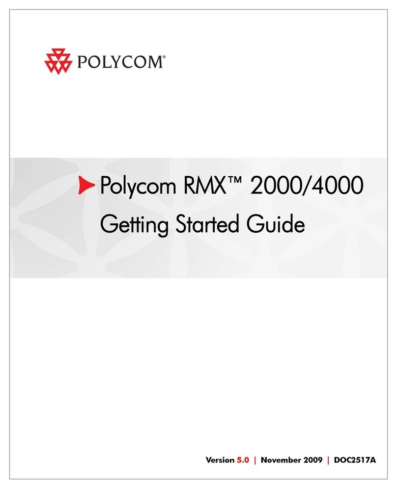 Polycom RMX 2000 User manual