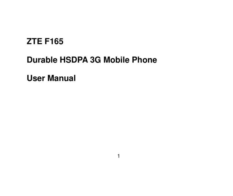 Zte F165 User manual