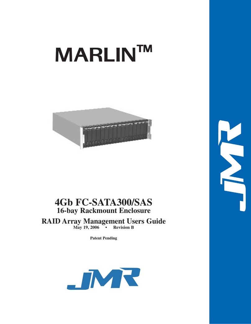 JMR electronics MARLIN FC-SATA300/SAS user guide