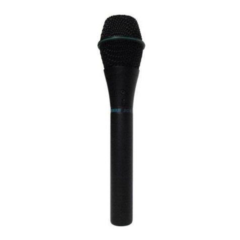 Shure BG5.1 User manual Shure BG5.1 User manual