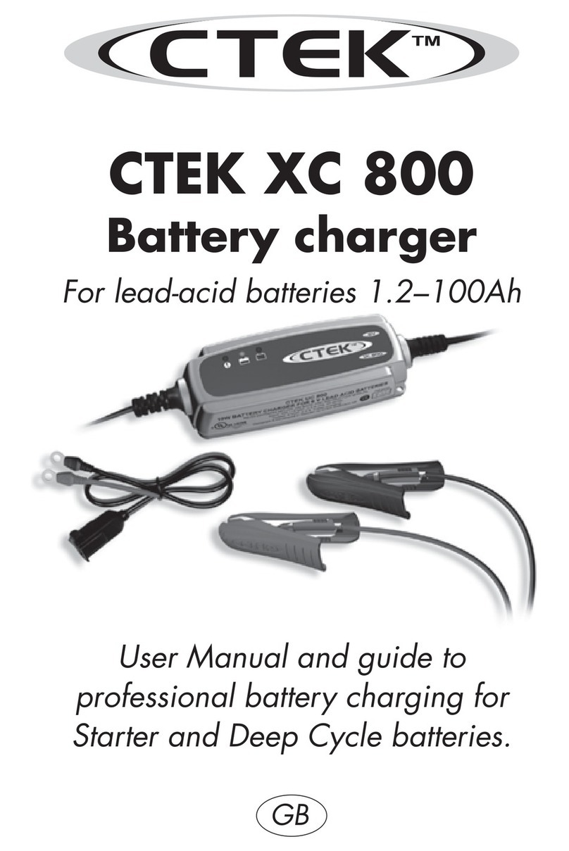 CTEK XS 800 user manual