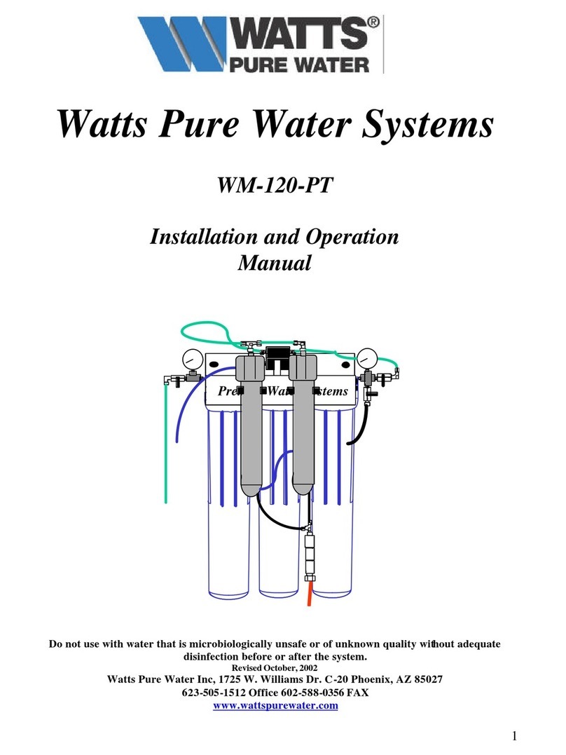 Watts WM-120-PT User manual