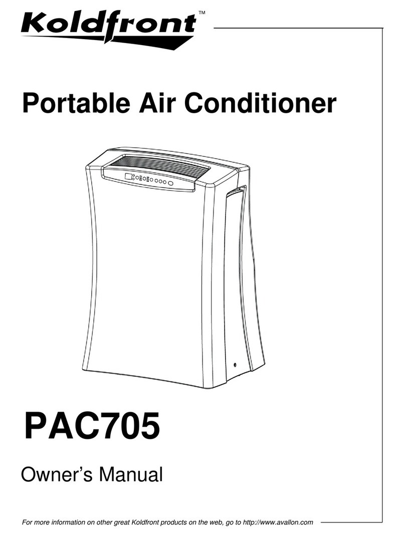 Koldfront PAC705 User manual