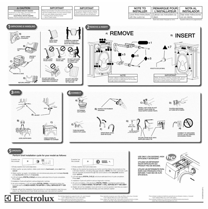 Electrolux EIFLS60LSS0 User manual