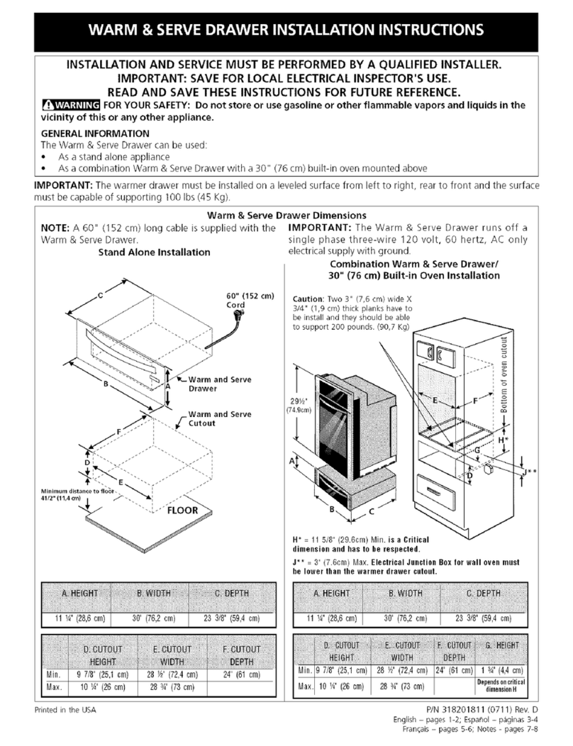 Electrolux E30WD75GSS2 User manual Electrolux E30WD75GSS2 User manual