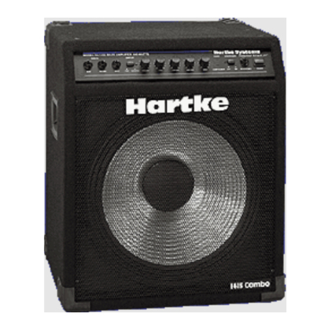 Hartke Transient Attack 1400 owner's manual