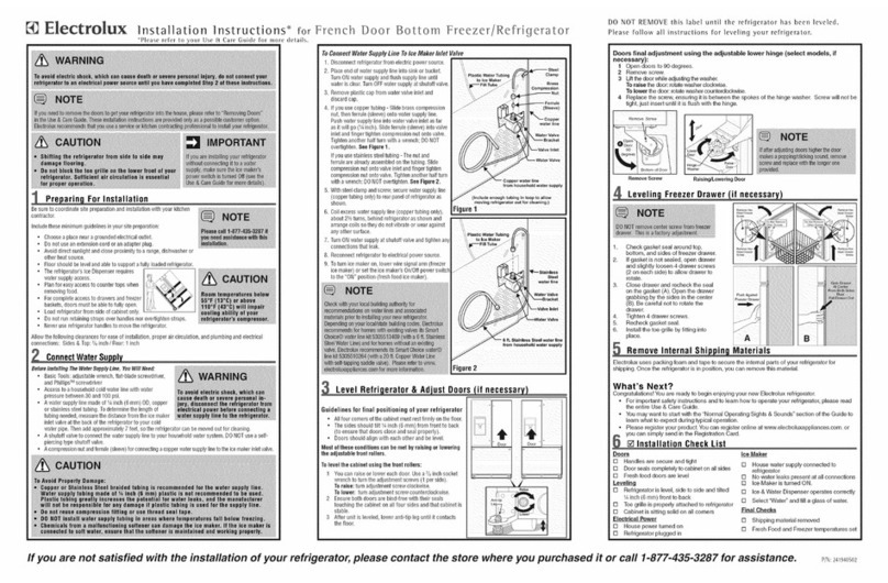 Electrolux EI27BS26JS9 installation instructions