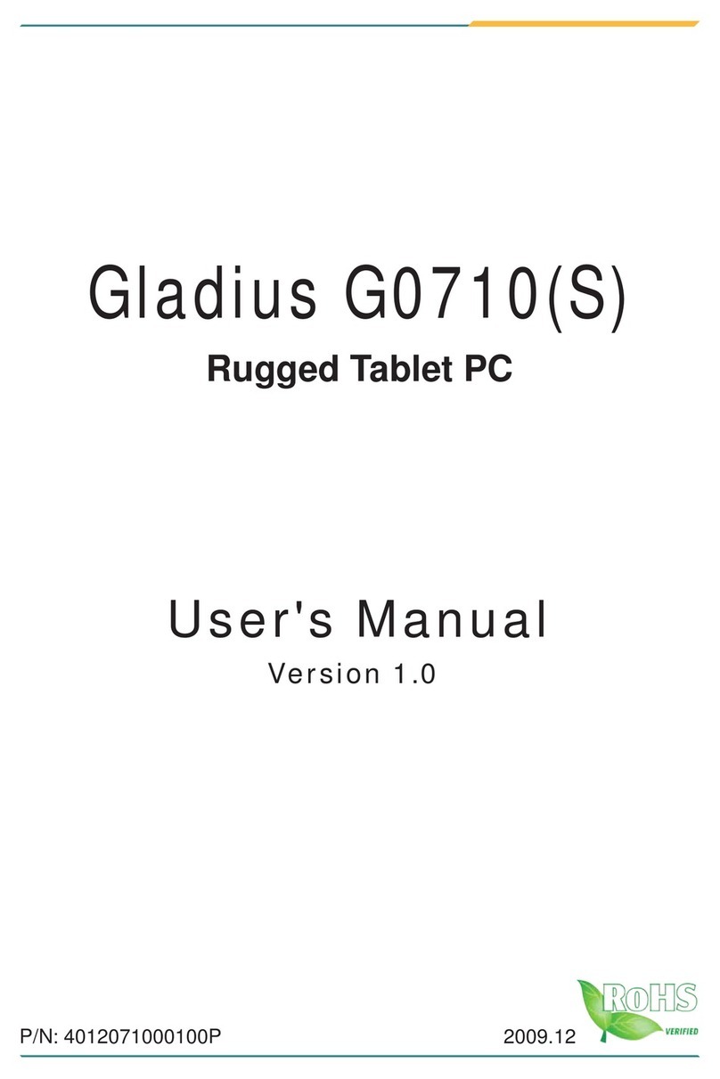 Arbor Technology Gladius G0710S User manual