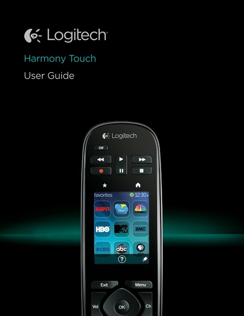 Logitech Harmony Touch user guide