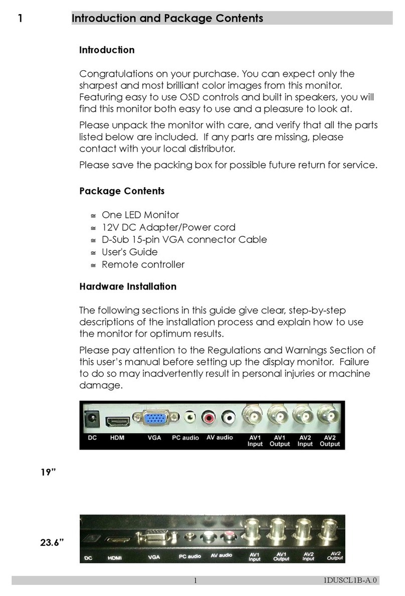 Syscom Video EPMON19LED User manual
