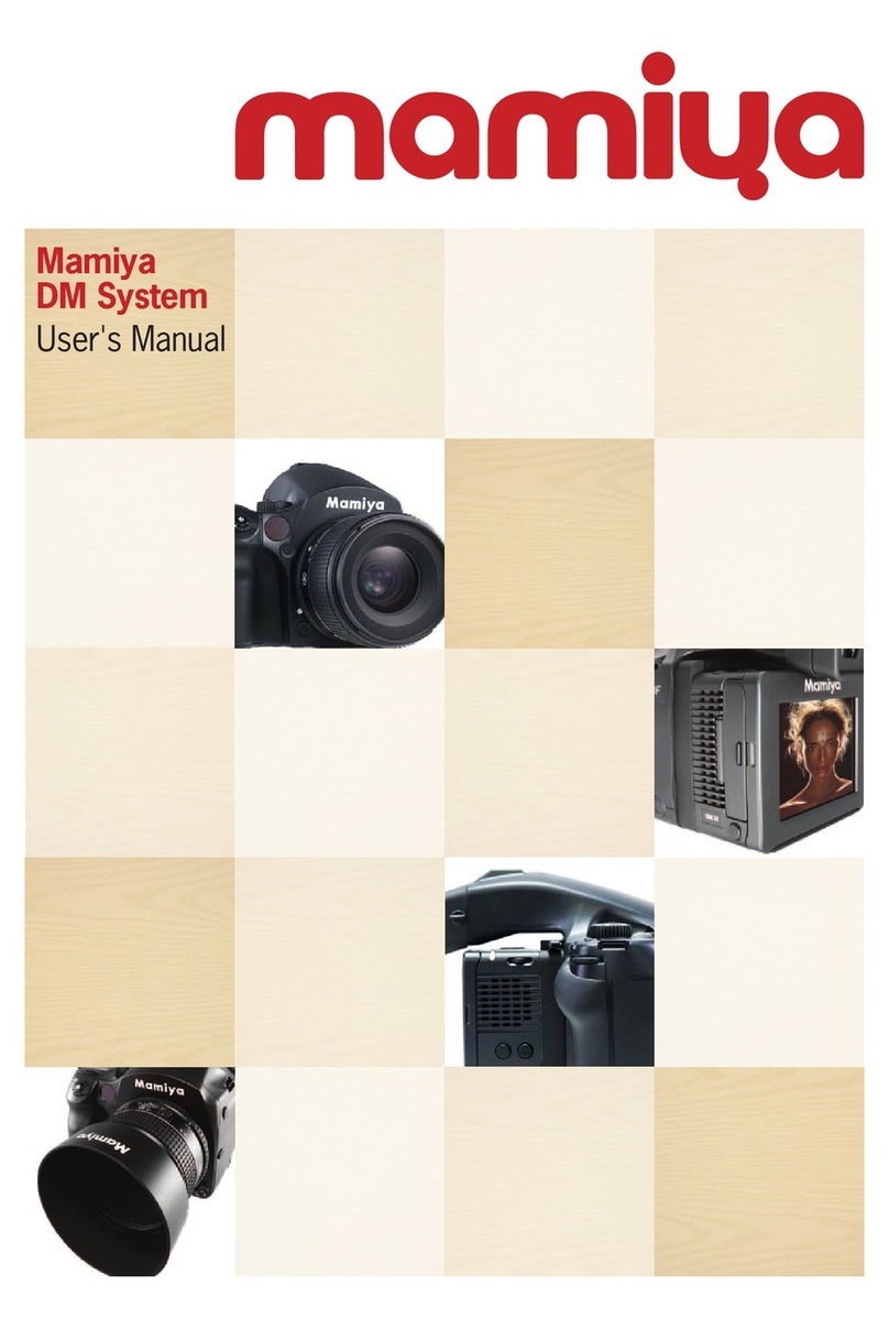 Mamiya DM System User manual Mamiya DM System User manual