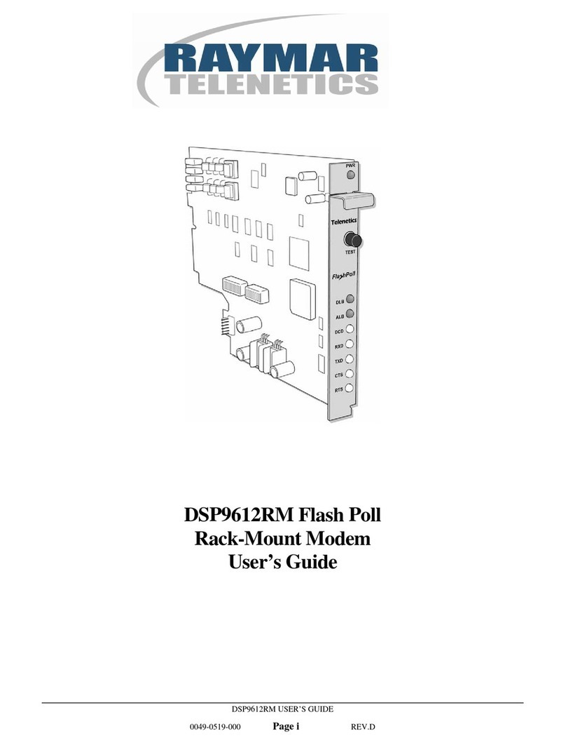 Raymar DSP9612RM User manual