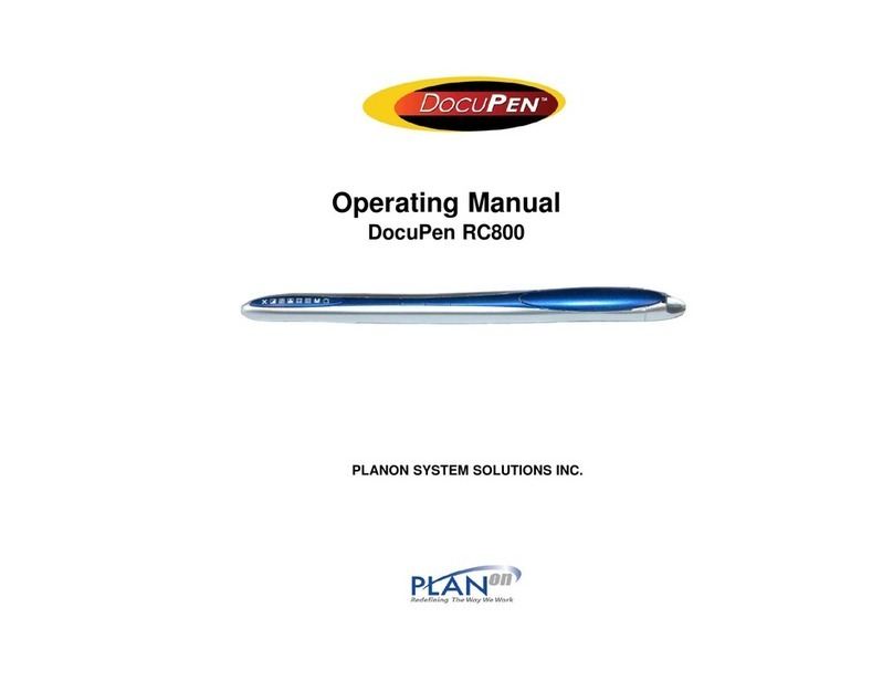 DocuPen DocuPen RC800 Series operating manual