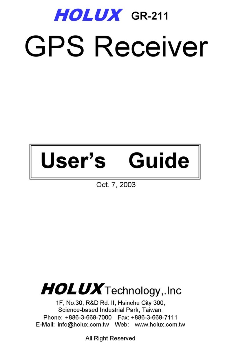 Holux GR-211 User manual Holux GR-211 User manual