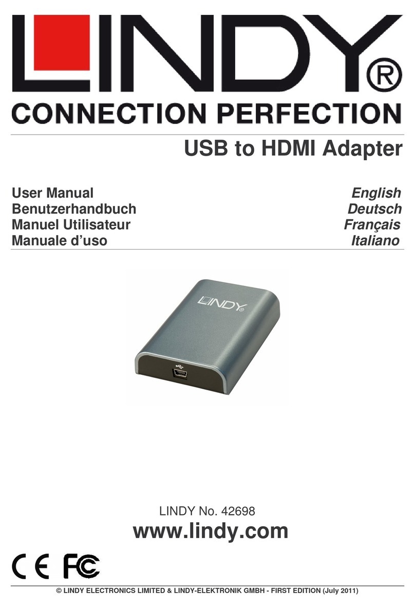 Lindy 42698 User manual