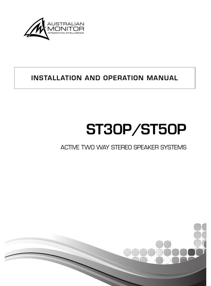 AUSTRALIAN MONITOR ST30P User manual