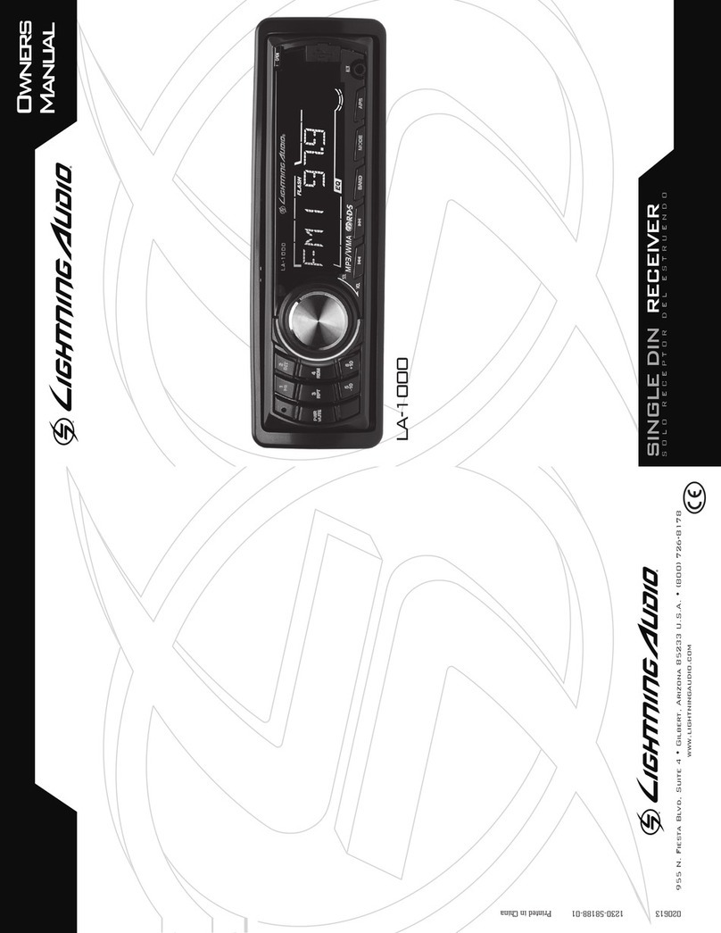 Lightning Audio LA-1000 owner's manual