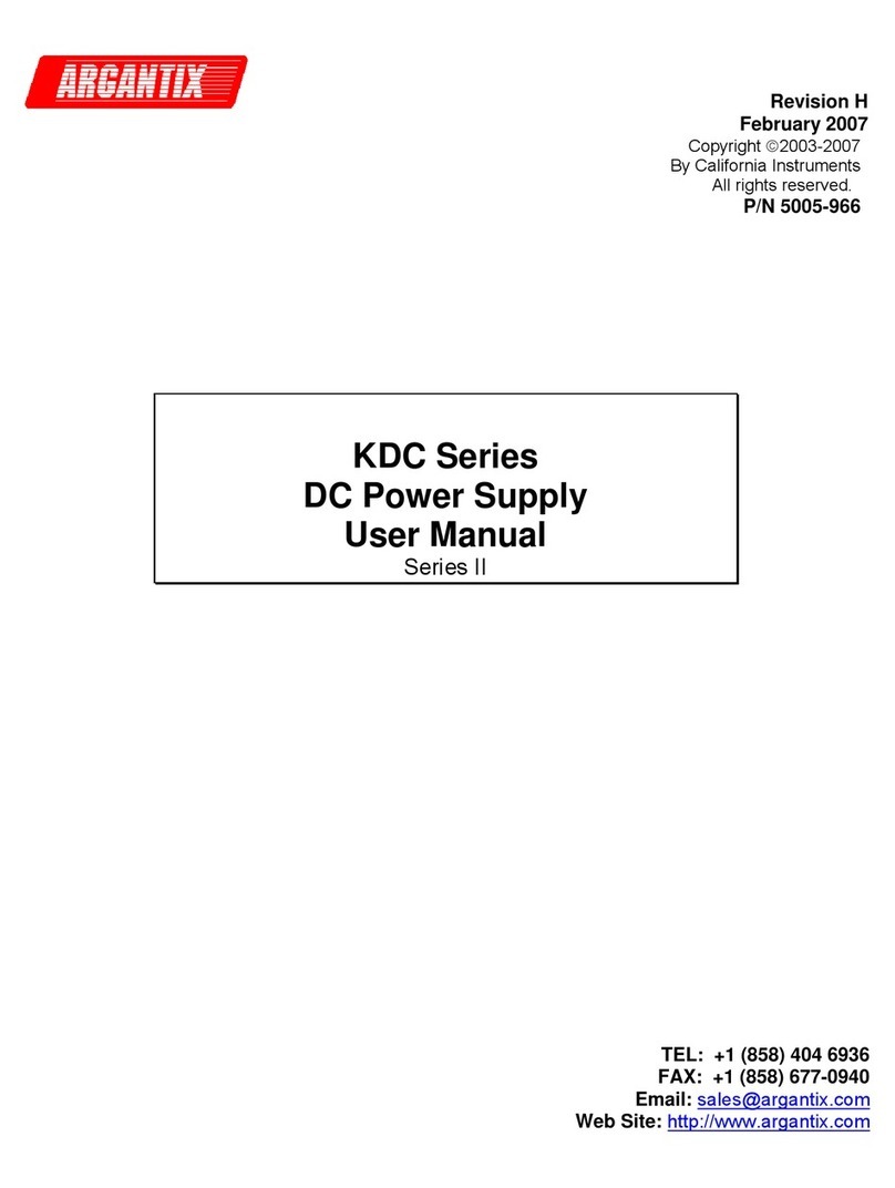 Argantix KDC 30-167 user manual