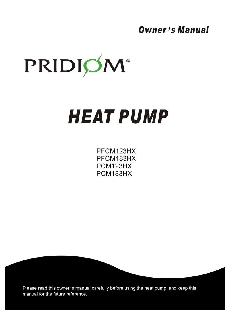 Pridiom PFCM123HX owner's manual