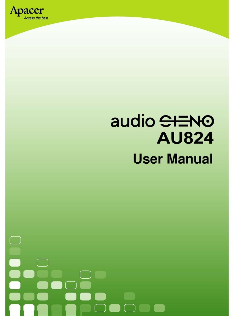 Apacer Technology Audio Steno AU824 user manual