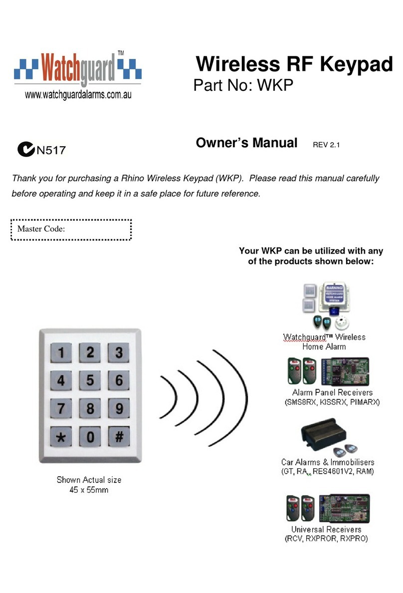 Watchguard WKP User manual